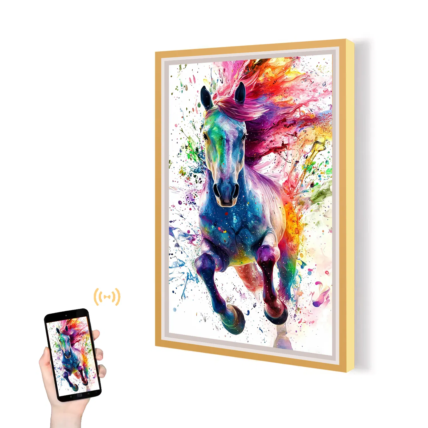 High Color Gamut Digital Photo Frame with Android OS for Art