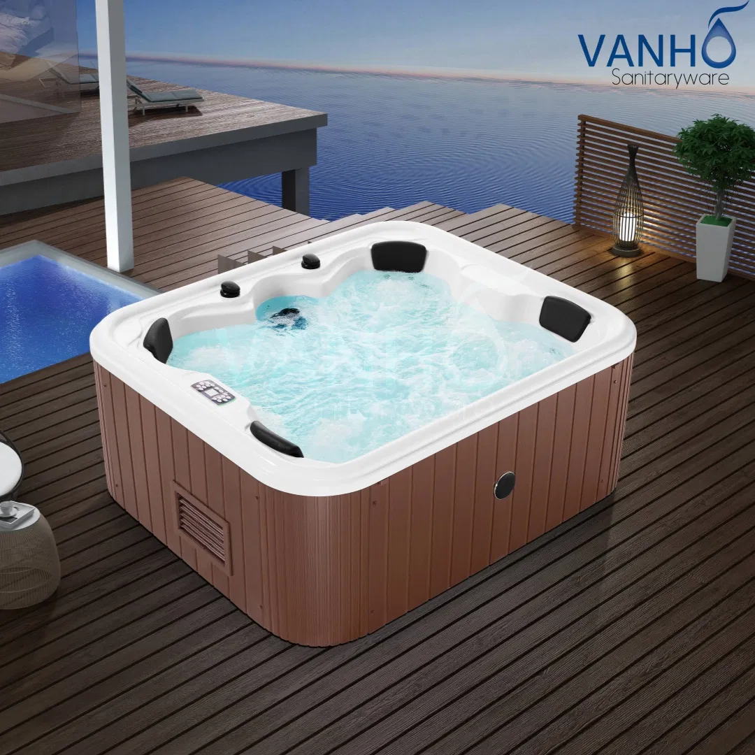 Modern Style Outdoor SPA Pool Bathtub with Control System, Water Massage, Whirlpool