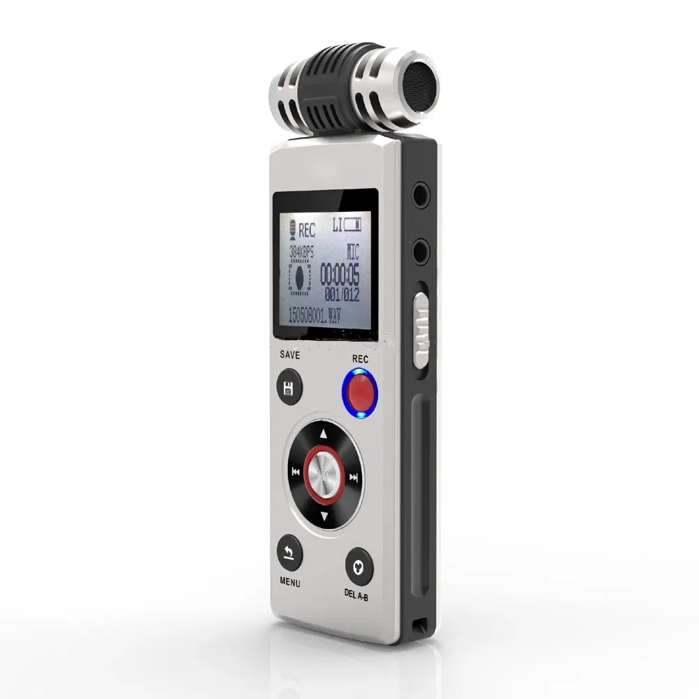 8g Power Supply System Digital Voice Recorder with MP3 Player and FM Radio Function Voice Recorder (6622)