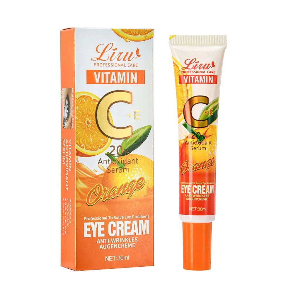 Liru Vitamin C Whitening Eye Care Anti-Wrinkle Brightening Moisturizing Eye Cream