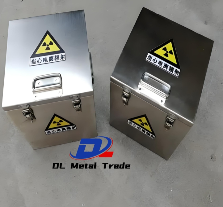 Best-Selling Convenient Transportation Shielding 10mmpb, 15mmpb, 20mmpb Lead-Tungsten Containers for Radioactive Waste Transfer Buckets