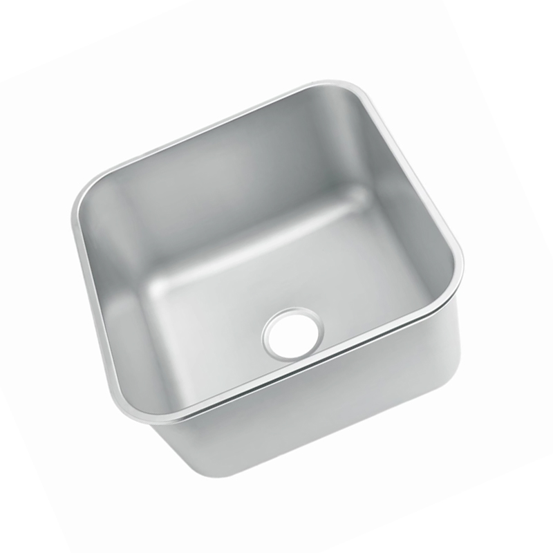 Industrial 304 Stainless Steel Punching Single Bowl Sink for Hotel Restaurant