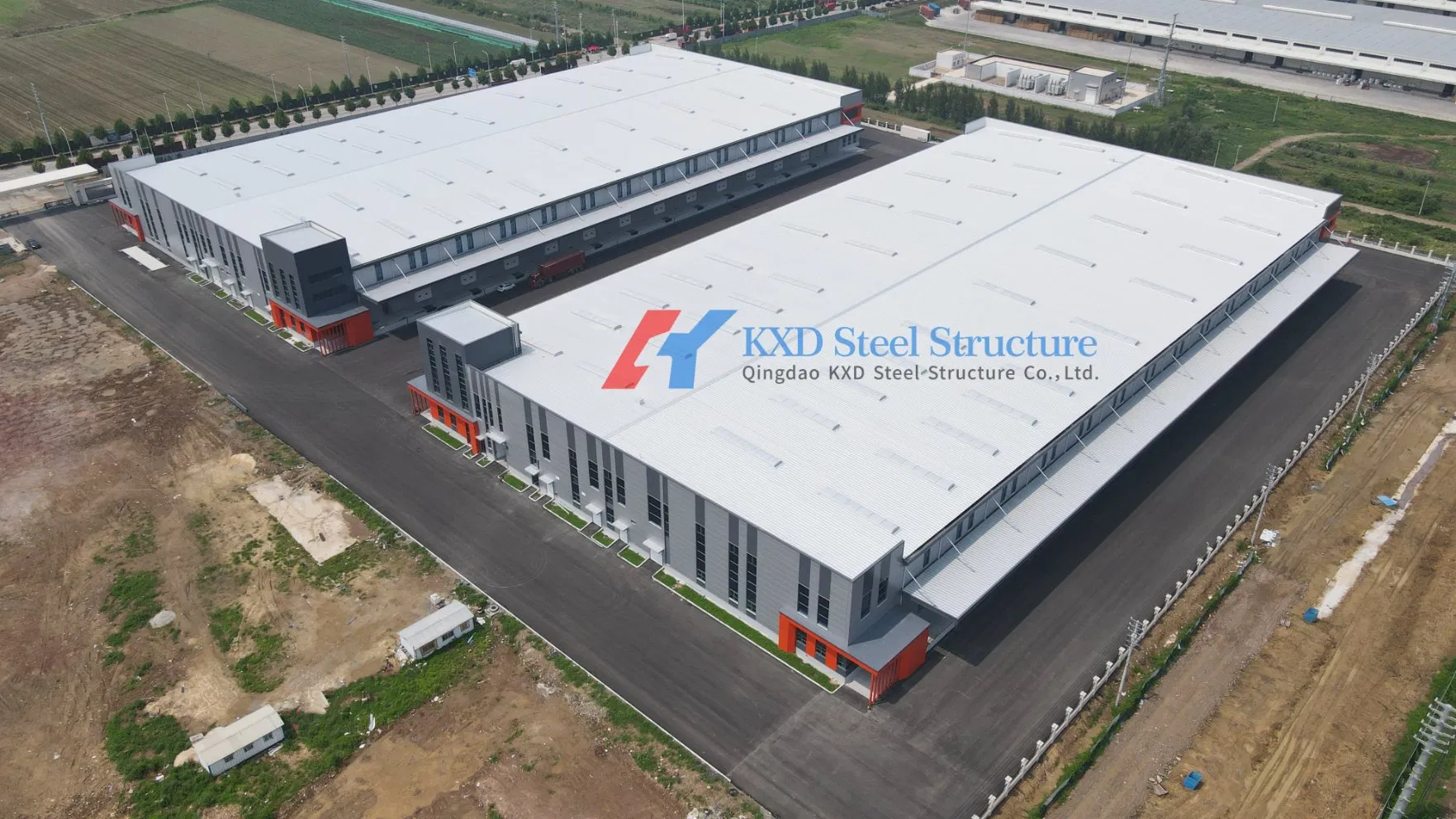 Prefabricated Engineered Structure Building Open Storage Facility Shed Construction