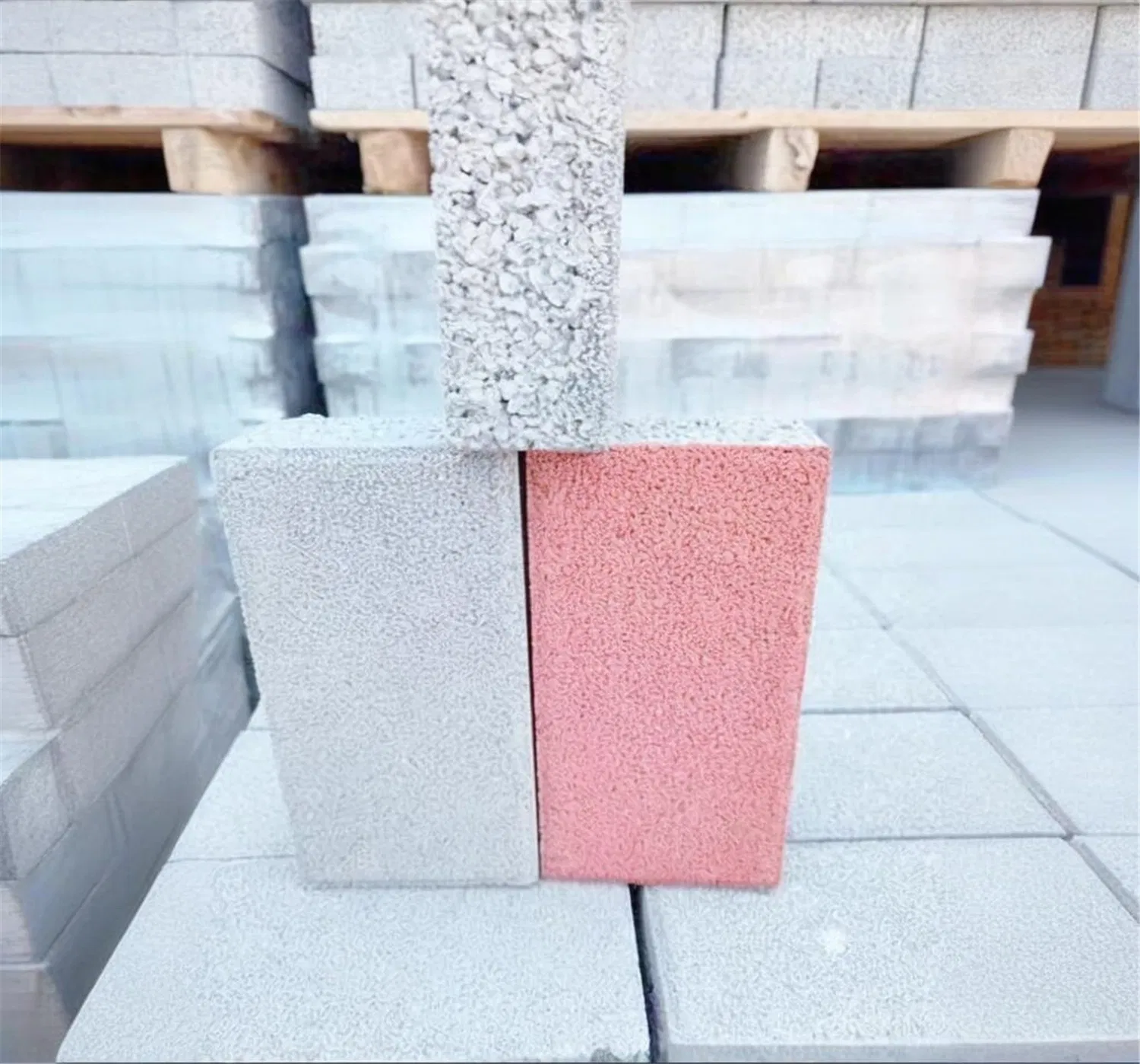 Excellent New Design Anti-Slip Water Permeable Ceramic Brick High Compressive Strength