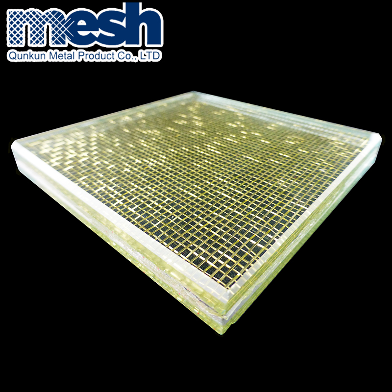 Laminated Glass Metal Mesh Panels