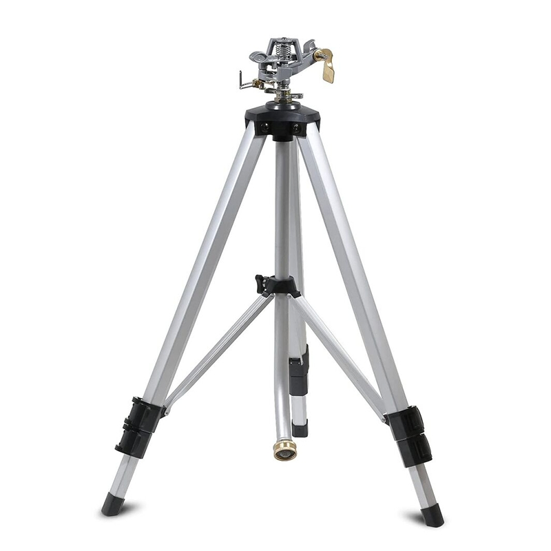 Irrigation System Equipment Telescopic Garden Water Tripod Impact Sprinkler