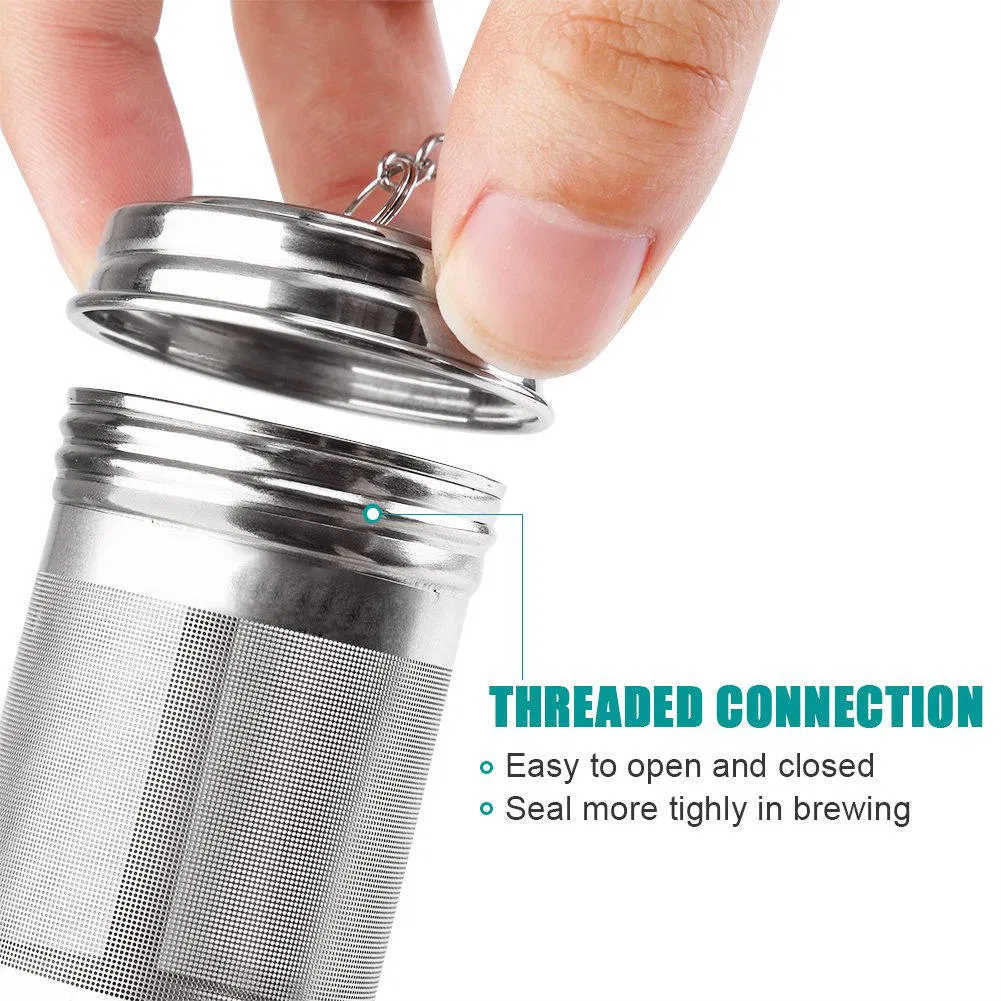 Premium 304 Stainless Steel Custom Reusable Coffee and Tea Infusers