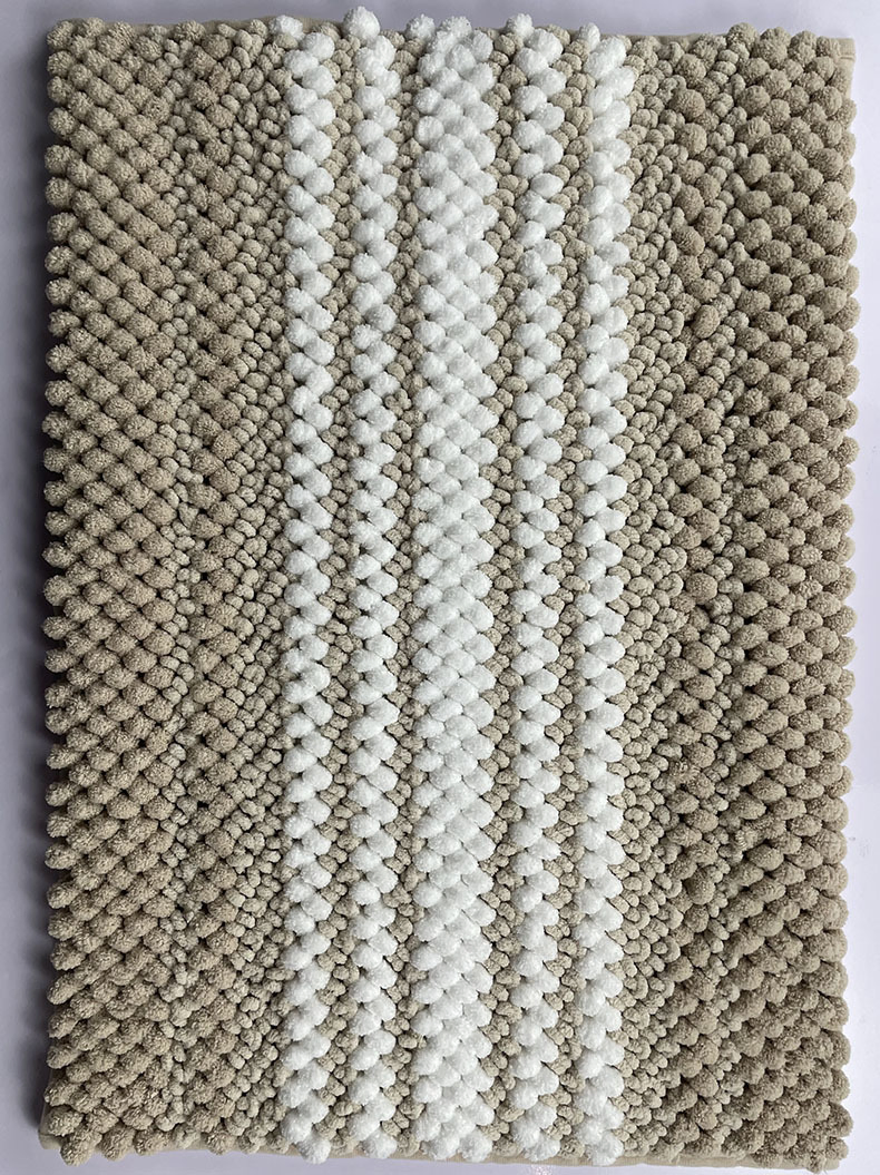 ODM Home Bathroom Non-Slip Water-Absorbent Stripes Floor Entryway Mat