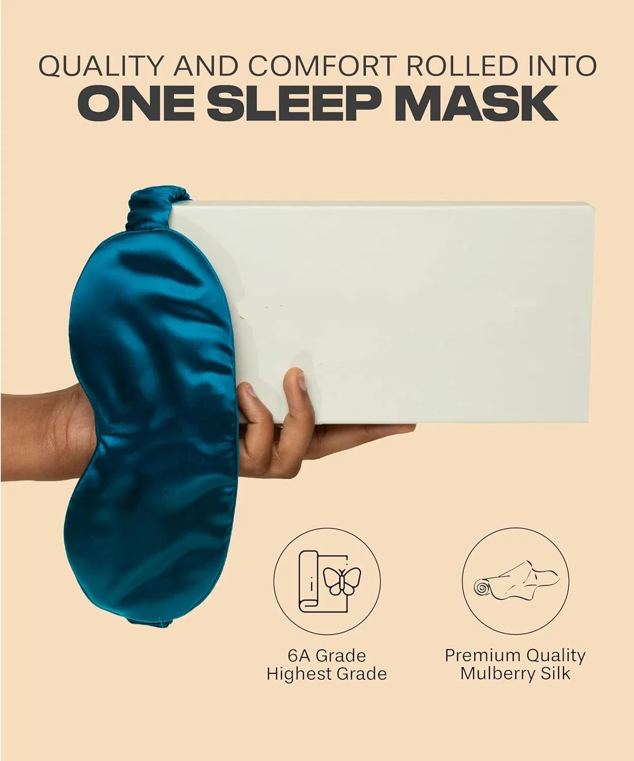 Premium Silk Sleep Mask for Deep Relaxation and Comfort