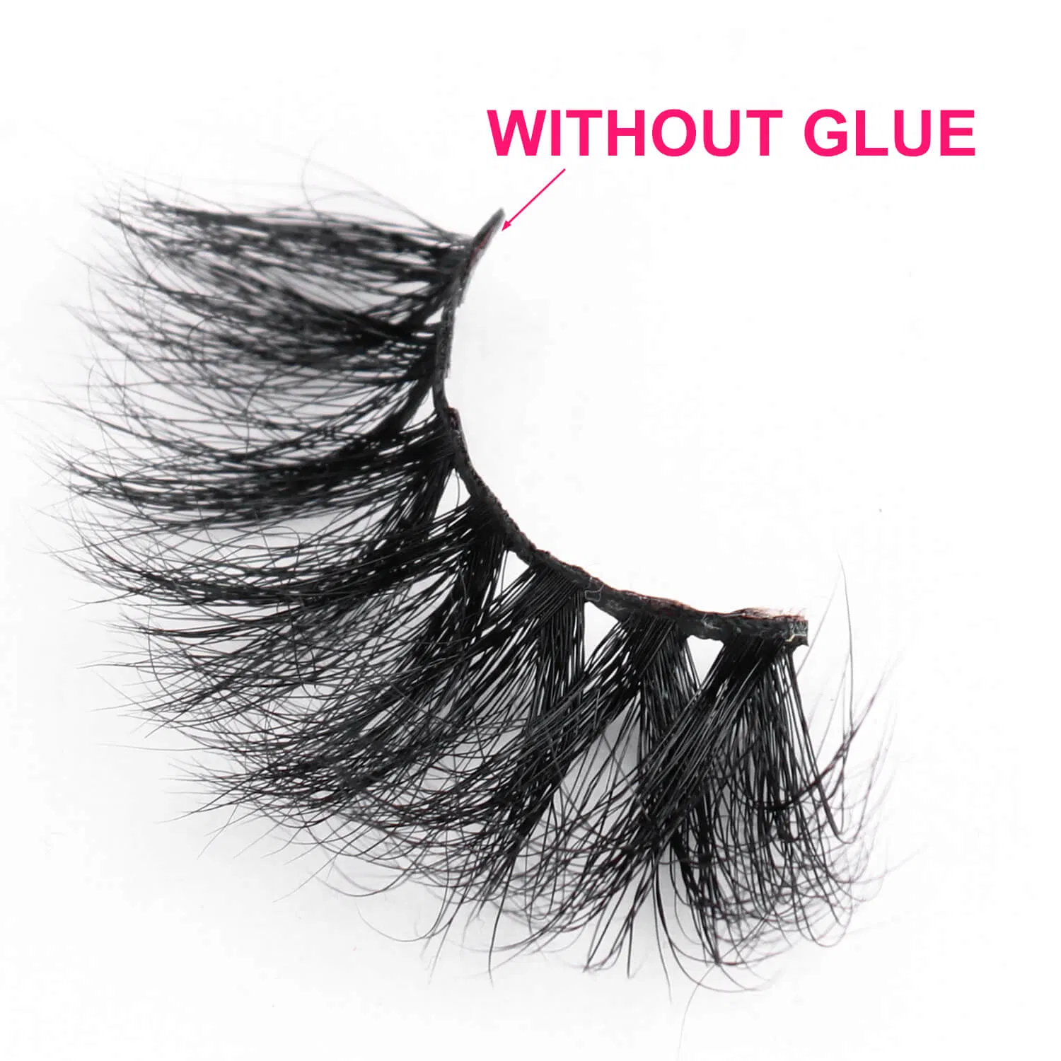 2024 New Arrival Cheap Fluffy D Curl Faux Mink Lightweight False Eyelashes