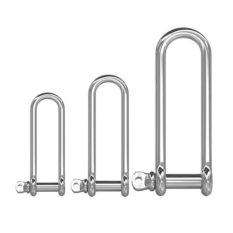 Stainless Steel and Galvanized Long Dee Shackle