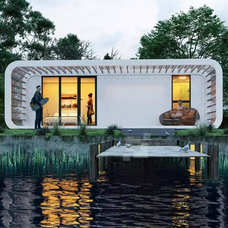 Hot Sale Portable Container Room Prefabricated Luxury Small House Resort Hotel Capsule Room Movable Prefabricated Room