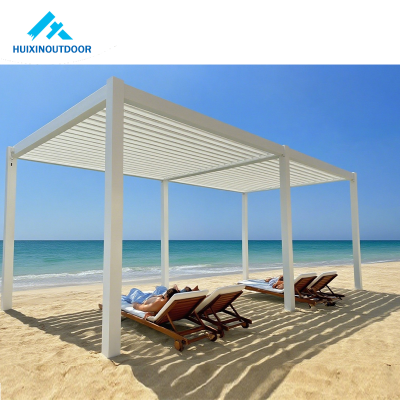 Rain Proof Post Gazebo Attached Bracket Fabric Pergola Cut Decorative Large Pergola