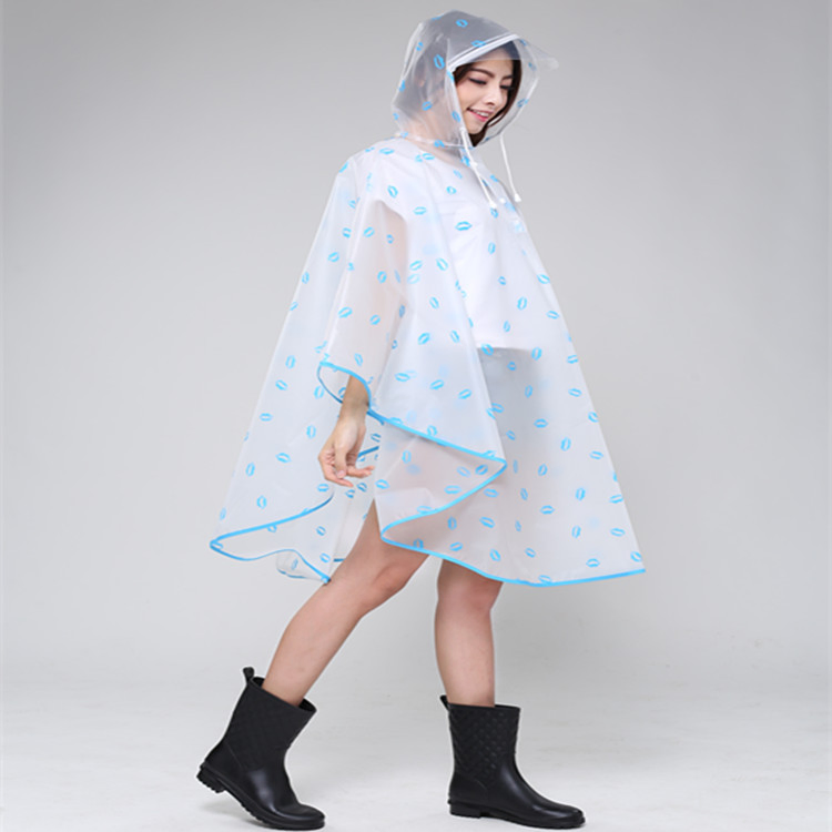 Surprise Price Adults Rushed Emergency Rain Gear Hooded Rain Poncho Raincoat