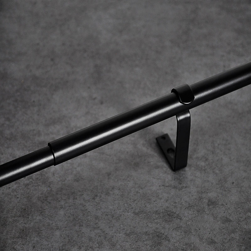 Fashion Design Curtain Pole Aluminium Metal Roman Curtains Rod