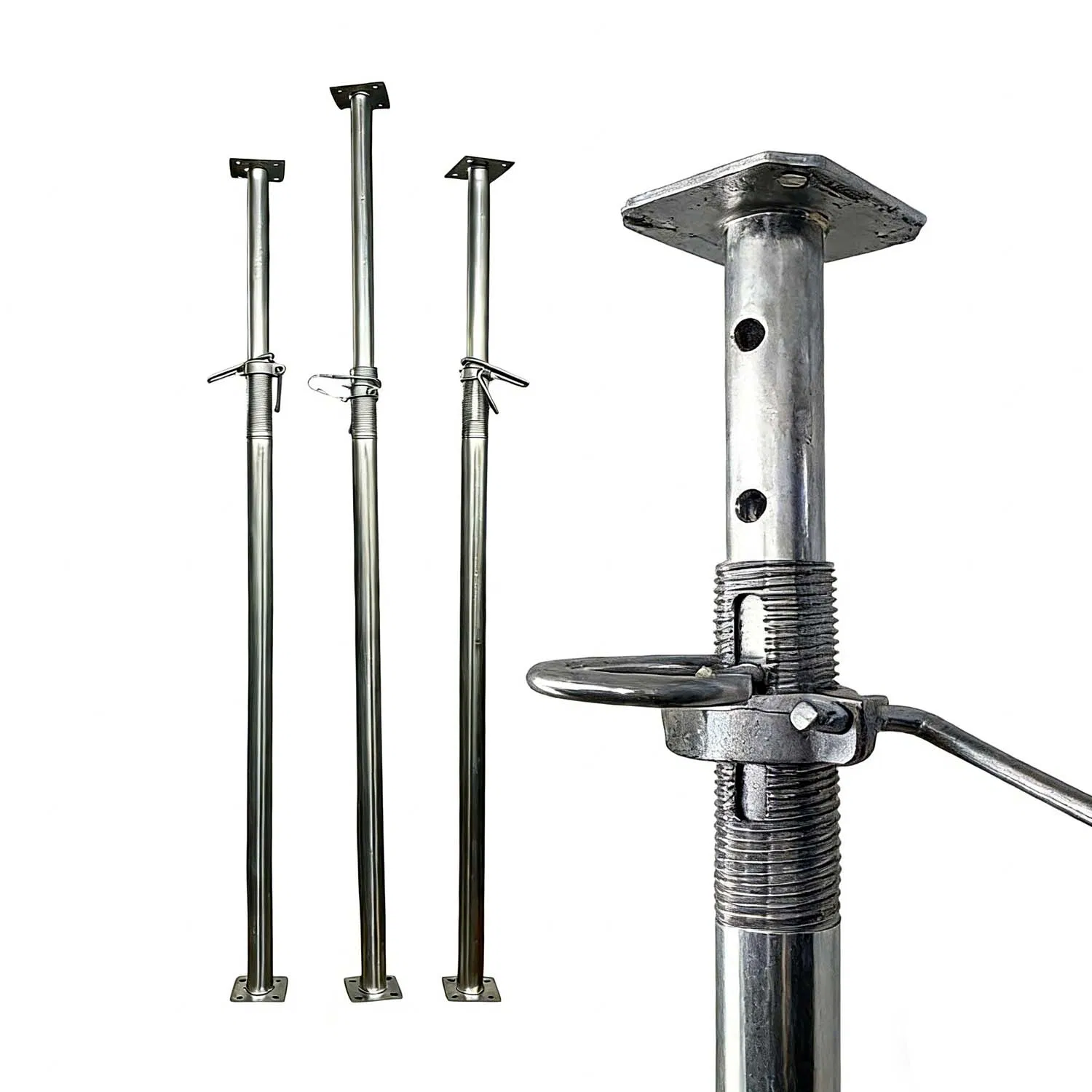 Concrete Slab Telescopic Shoring Adjustable Acrow Steel Scaffolding Formwork Support Prop