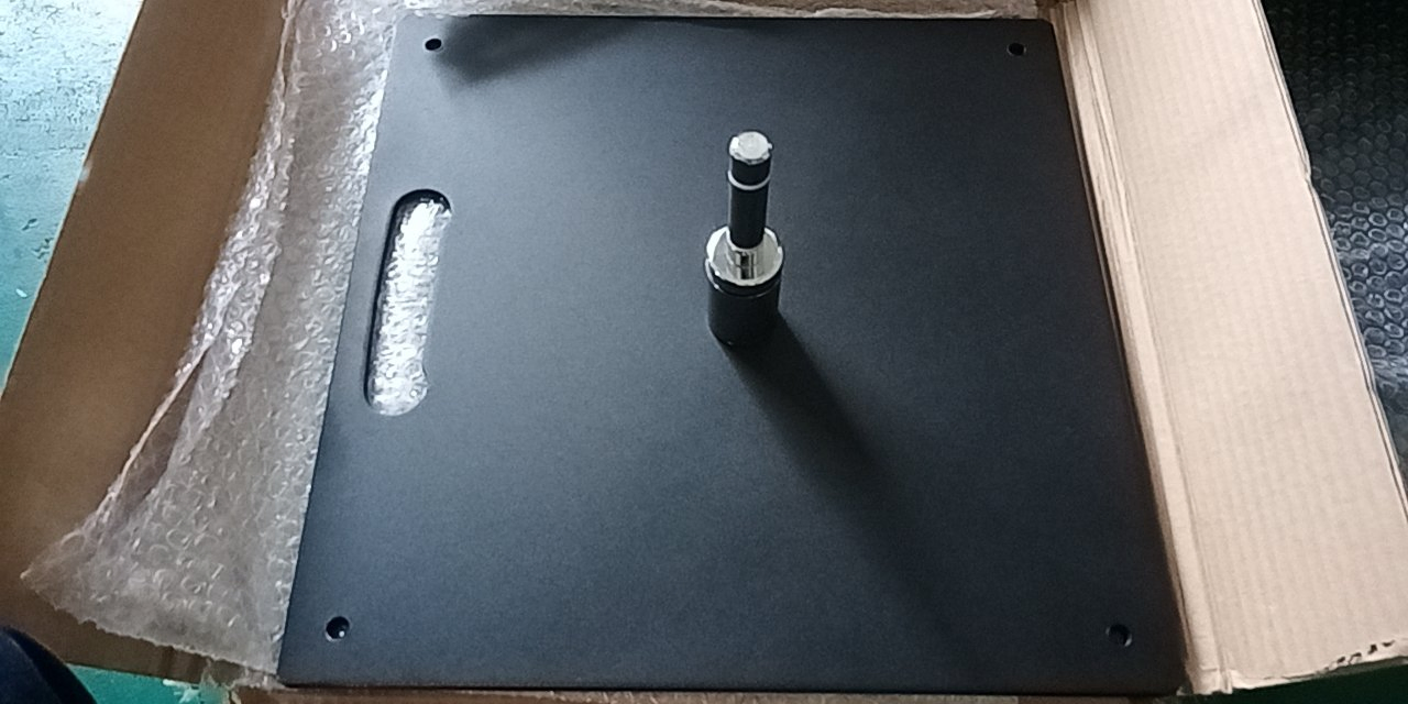 Beach Flagpole Steel Square Base Banner Stand