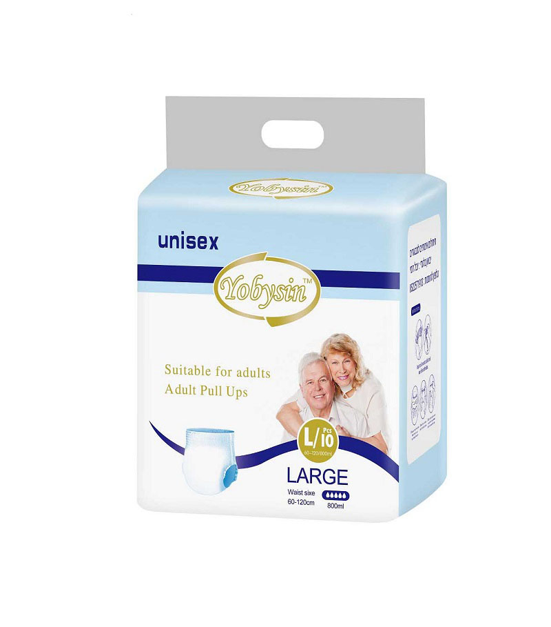 Hot Sale Wholesale OEM Thick Feel Free Unisex Adult Diaper Pants High Absorbency Good Quality Yobysin Adult Diaper