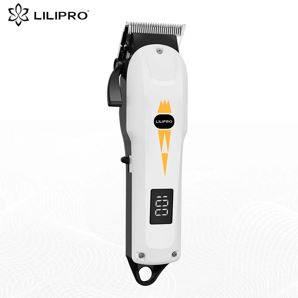 Lilipro L20 Hair Clippers for Men Professional Barber Clippers for Hair Cutting & Grooming Kit Rechargeable Beard Trimmer with LED Display