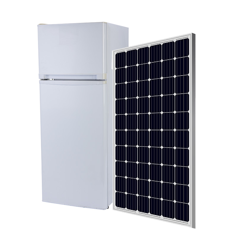 High - Efficiency 178L Solar - Powered DC Fridge with Top Freezer