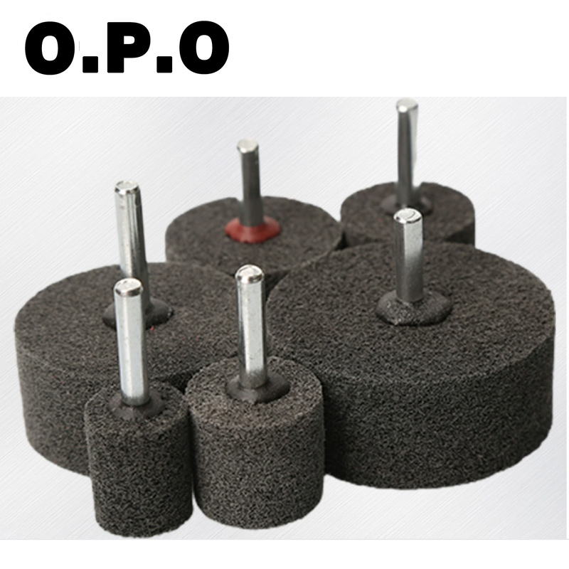 Нейлоновая полировальная головка цилиндрическая с хвостовиком