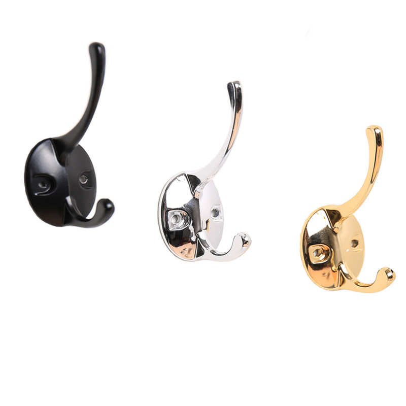 Metal Wall Zinc Alloy Clothing Hook Hardware for Home Use