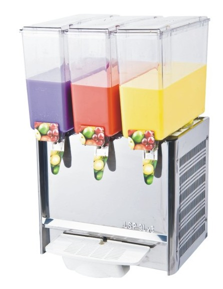 Commercial Beverage Dispenser Cold and Hot 3 Tanks Fruit Juice Beverage Dispensers with Ce