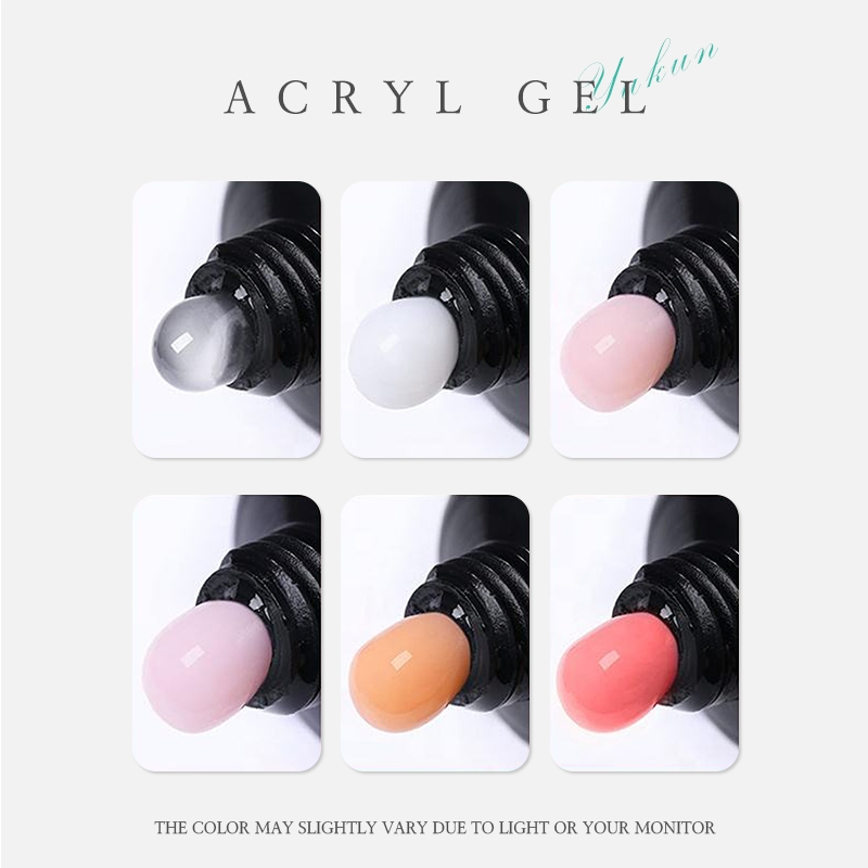 Wholesale 30ml Non Stick Hand UV LED Nail Extension Solid Poly Gel