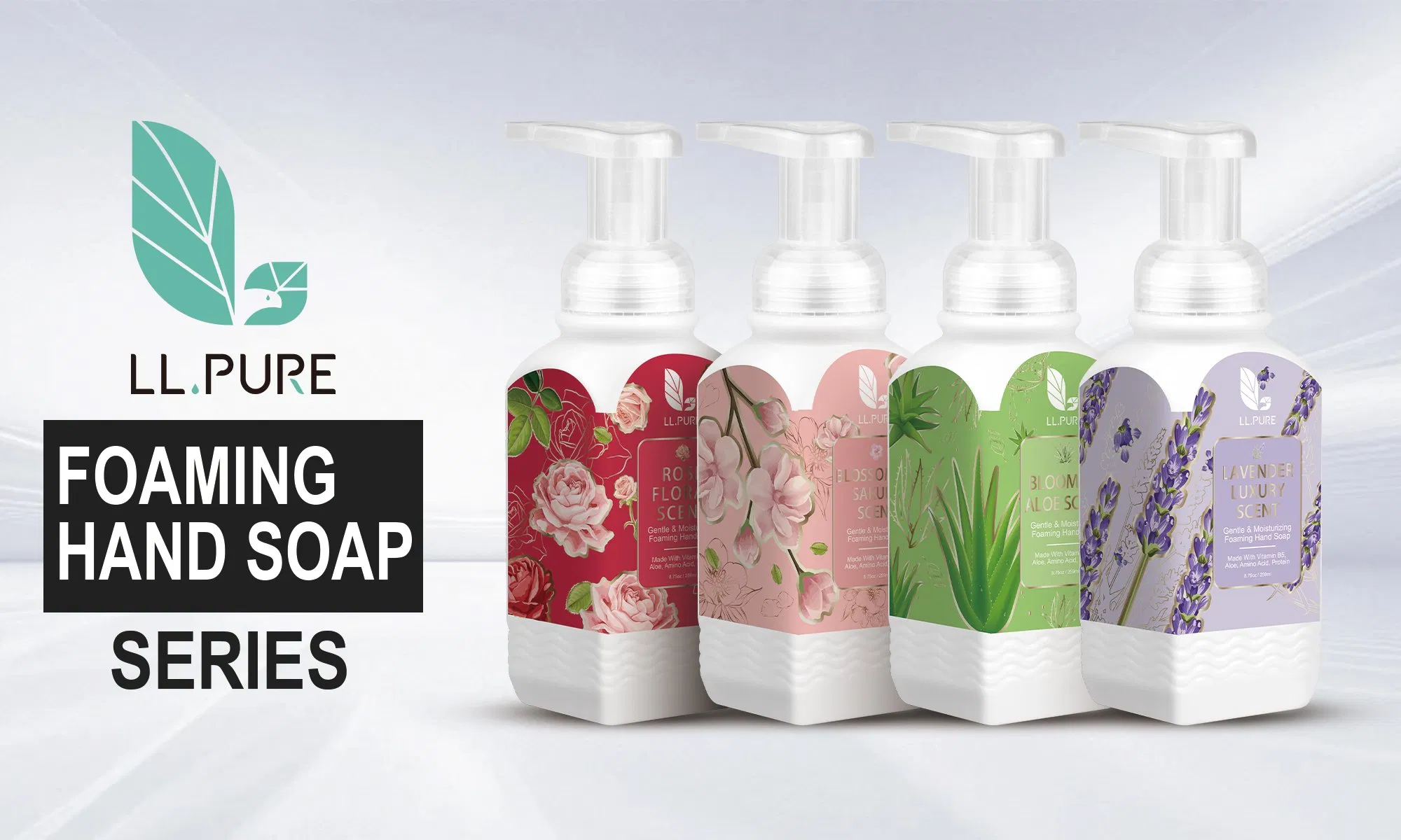 OEM Private Label 100/300/500/1000ml Foaming Hand Liquid Soap Hand Wash Hand Cleanser