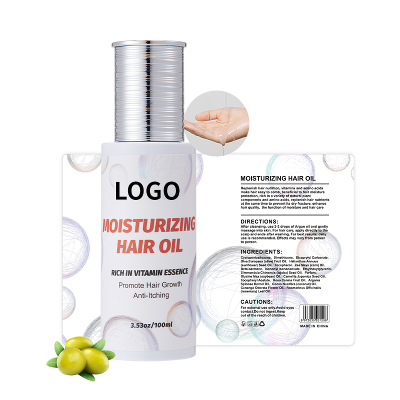 Private Label Vitamin Essence Oil Scalp Anti-Itch Treatment Hair Growth Hair Care Oil