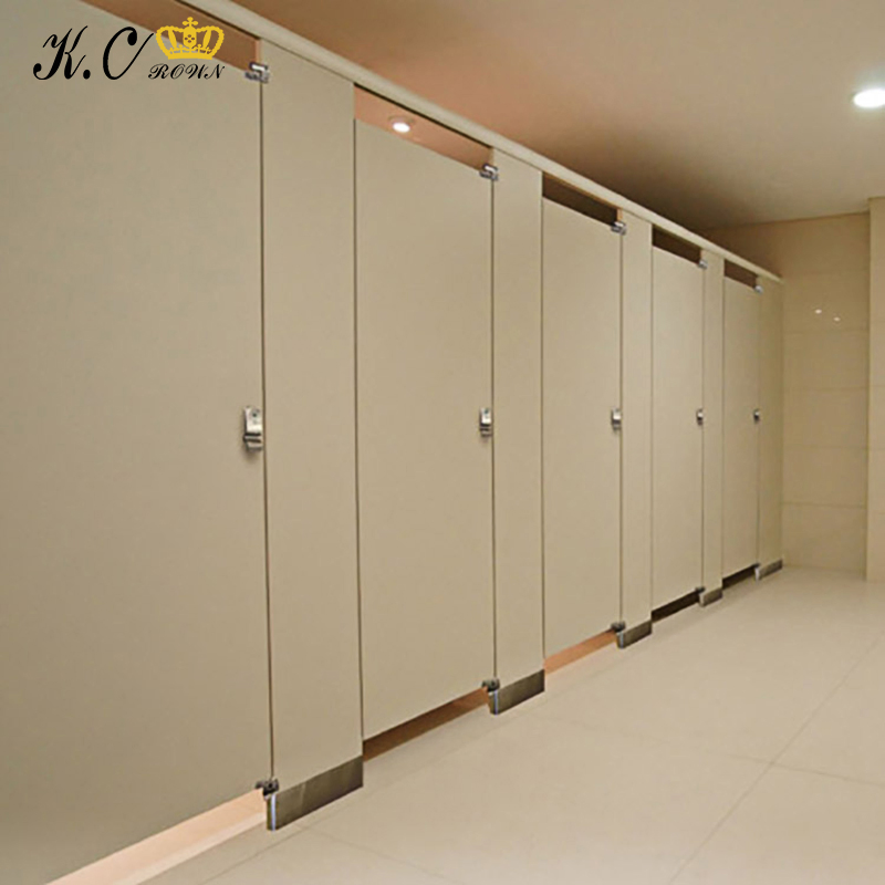 Environmentally Friendly Decorative High-Pressure Laminate Sheet Airport Washroom Toilet Cubicle Partitions