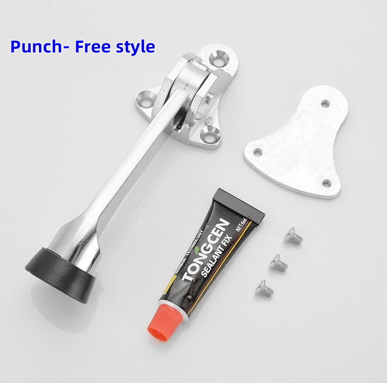Factory Custom High Quality Wooden Door Zinc Alloy Horseshoe Shape Door Suction Stopper for Home Door Bolt