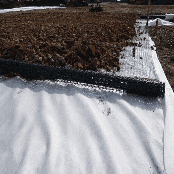 White Black 150g 180g 200g 250g 300g Road Reinforcement Drainage Filtration Fabric Filament Nonwoven Geotextile