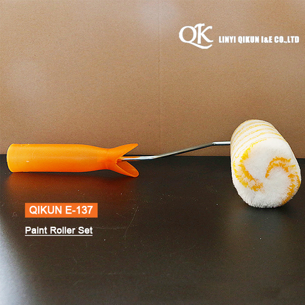 Валик малярный E-133, акрил/полиэстер, желтый