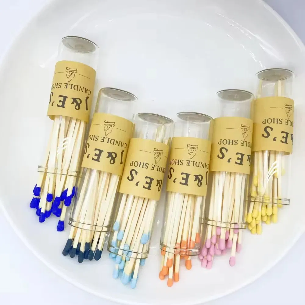 Wholesale Custom Safety Matches in Bulk Luxury Coloured Bottle Matchst