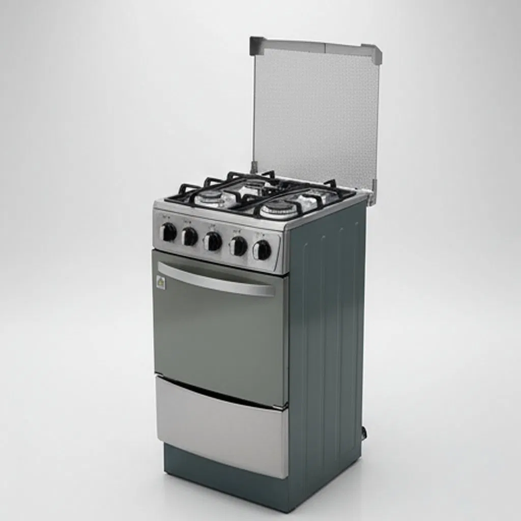 20-Inch Stainless Steel Freestanding Oven with Reliable Flame