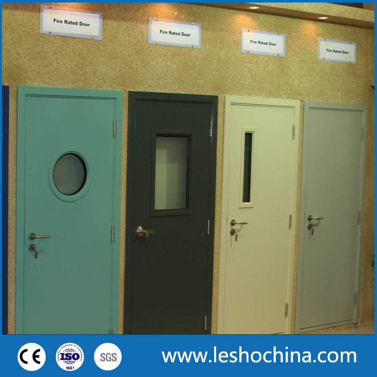 Galvanized Steel Material Fire Rated Door with 90 Minutes
