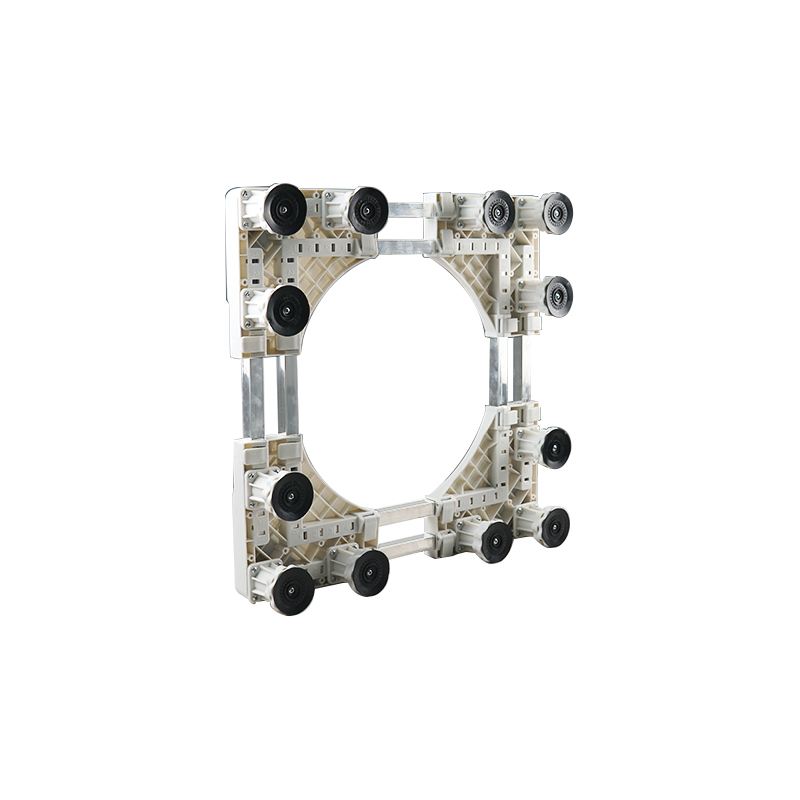 Adjustable Movable Washing Machine Base with Durable PVC Wheels