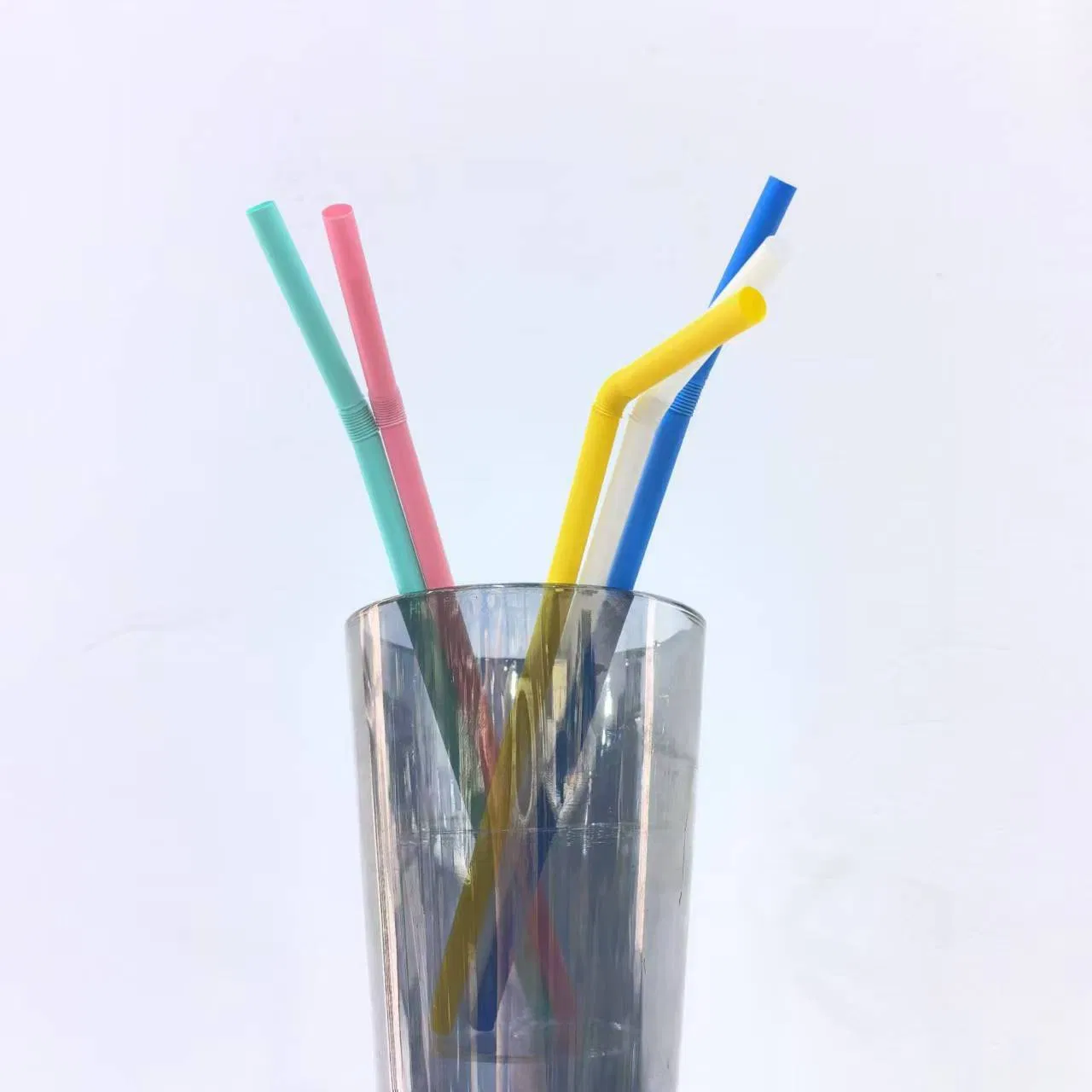 PLA 100% Biodegradable Bend Straws Non Plastic Drinking Straw