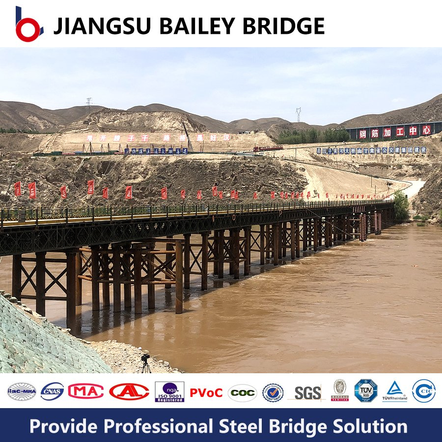 Durable Compact 200 Bailey Steel Truss Bridge for Sale
