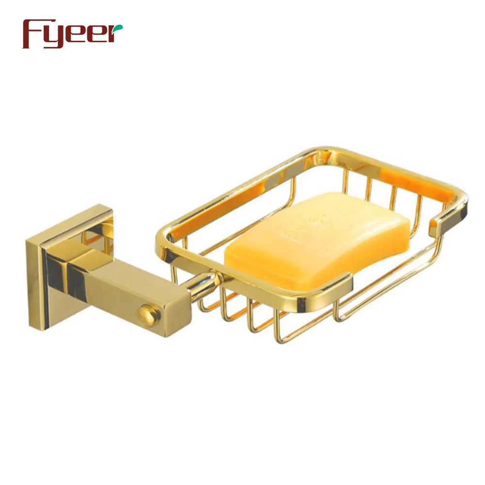 Мыльница Fyeer Golden Brass, настенная