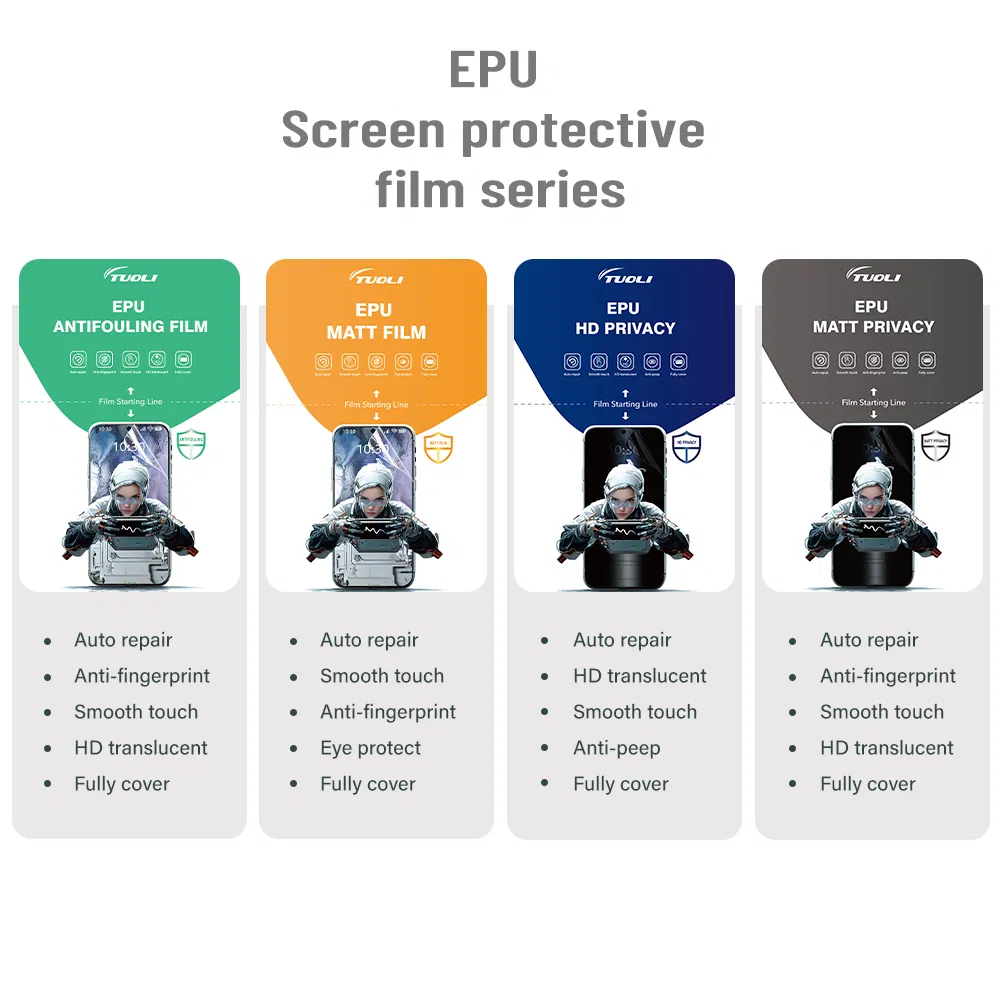 Матовое защитное стекло Tuoli с эффектом приватности для iPhone