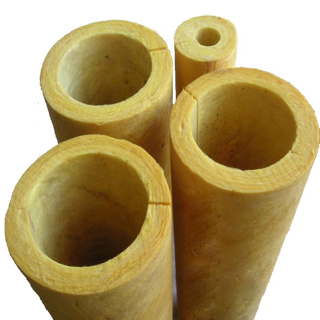 High Density of Glass Fiber Wool Material Insulation Pipe