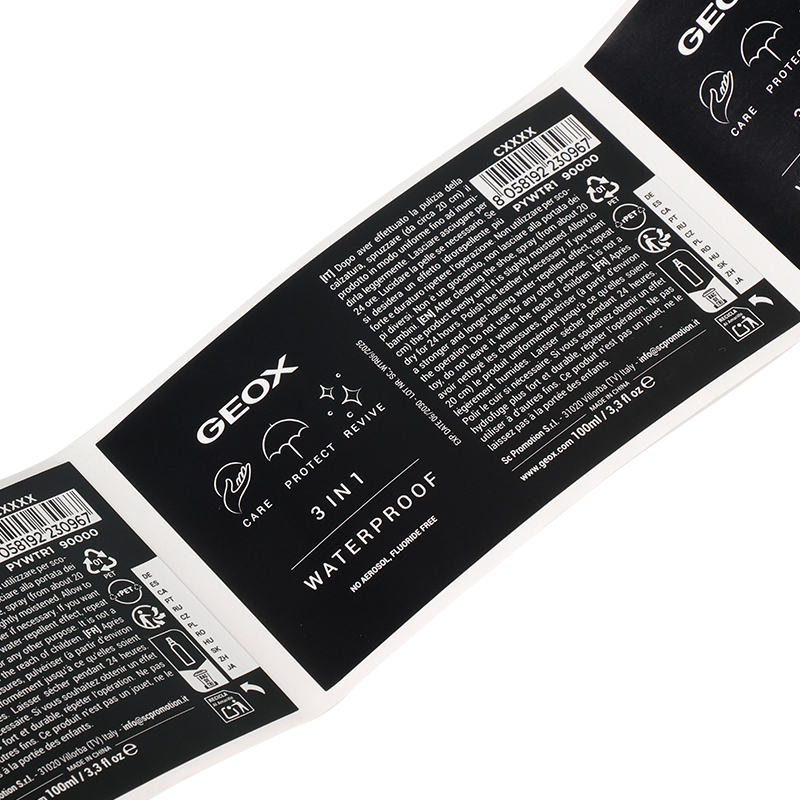 Coated Paper Self Adhesive Label with Glossy Matte Lamination and Varnishing