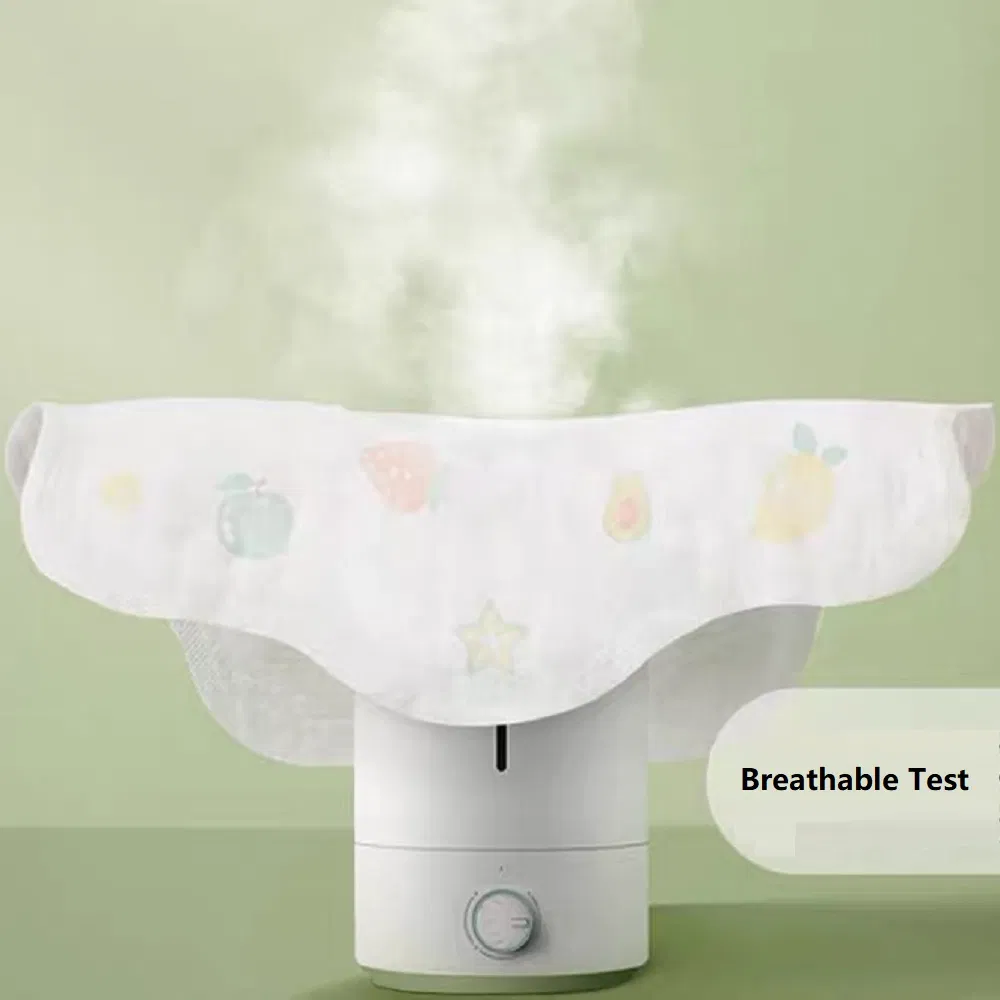 Factory Price Customizable Cotton Petal Bib 360 Rotatable Fabric Children Drooling Towel