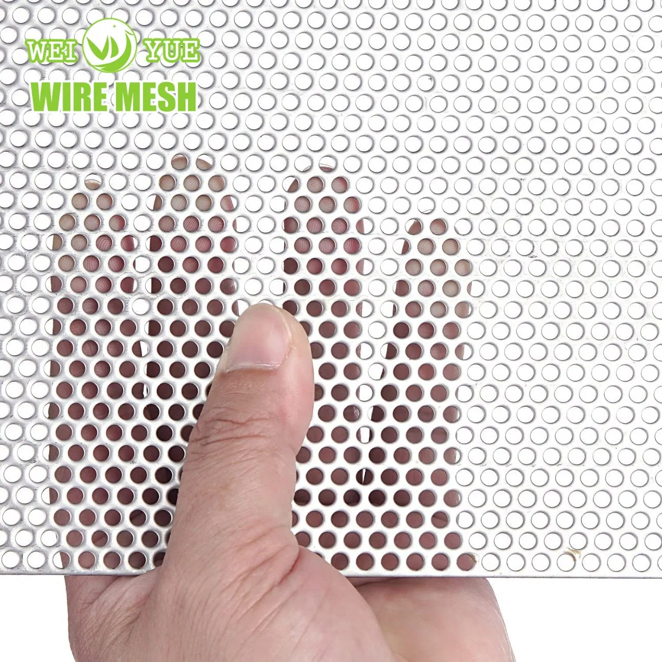 Перфорированный лист из нержавеющей стали и алюминия 1.5 мм