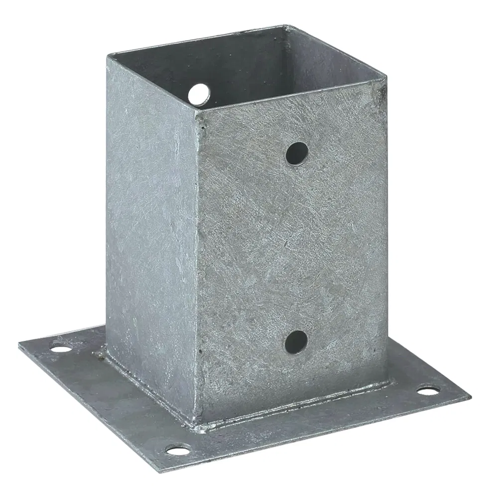 Грунтовый анкер квадратный с оттяжкой, оцинкованный