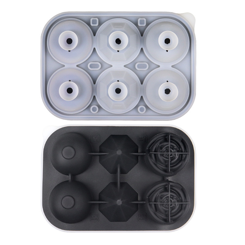Форма для льда Diamond Rose Ice Grid, 6 ячеек
