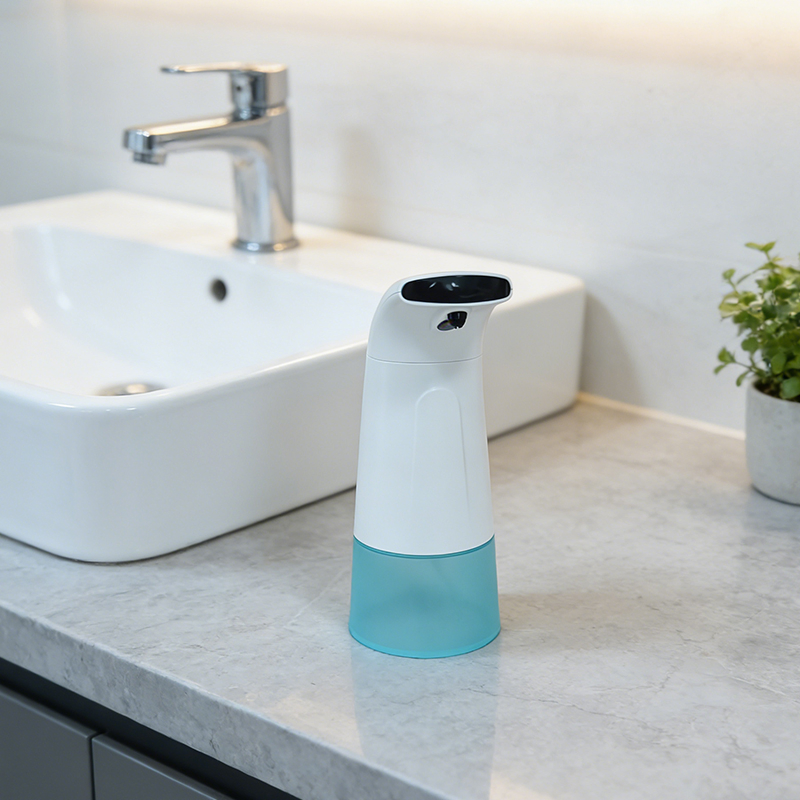 Touchless Automatic Soap Dispenser with Infrared Sensor - Countertop Battery Operated Liquid Soap/Sanitizer Dispenser for Bathroom & Kitchen
