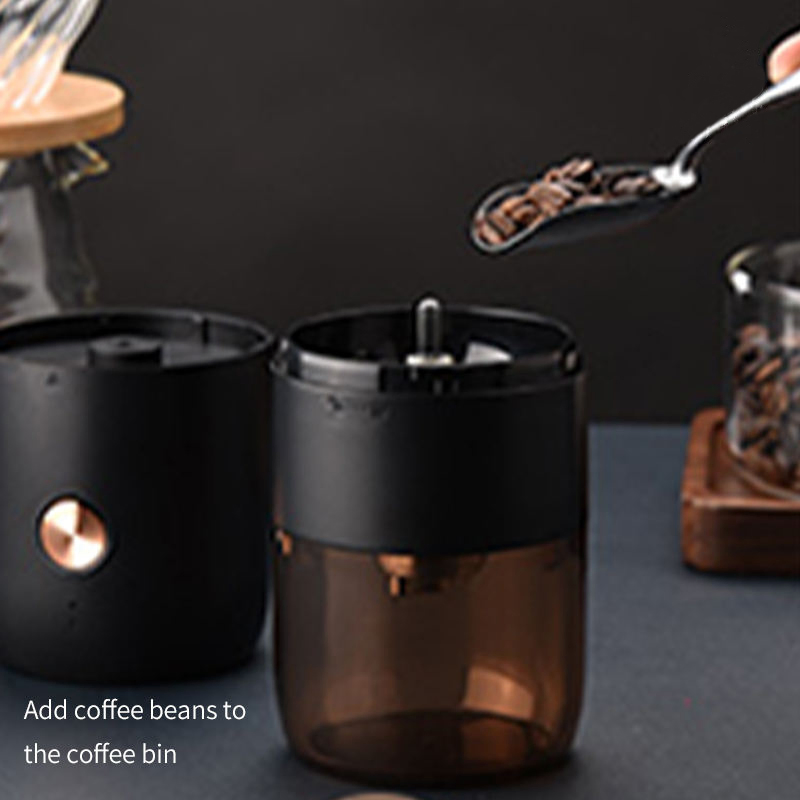 Stainless Steel Coffee Grinder Electromechanical USB Charging Coffee Grinder